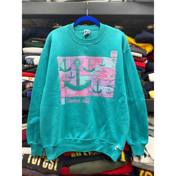 Russell Athletic Other - Size L vintage 90s Russell athletics meeting USA Traverse City sweatshirt crew